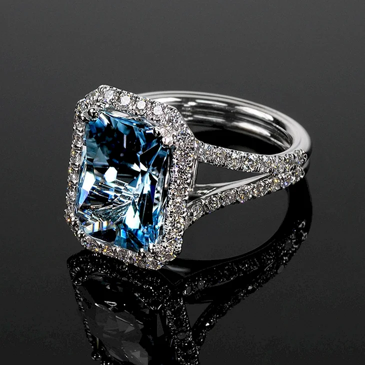 Aquamarine Jewelry артикул чёрный бриллиант9424164