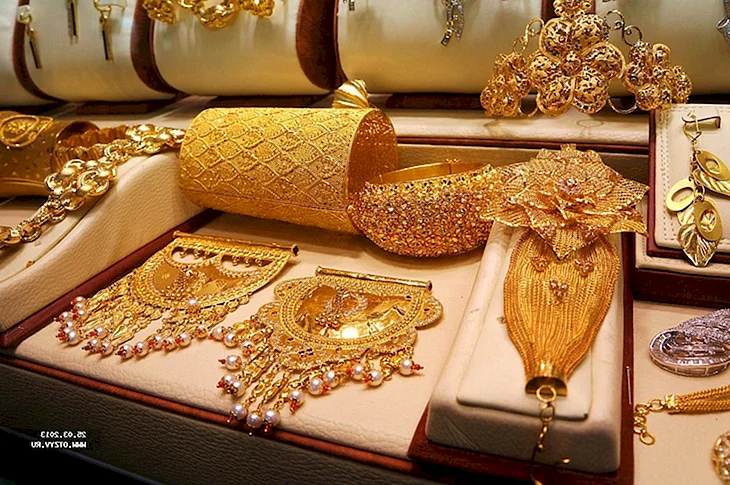 Арабские украшения из золота