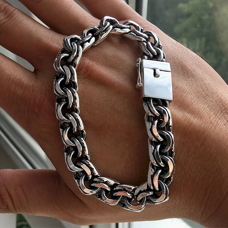 Бисмарк цепочка серебро