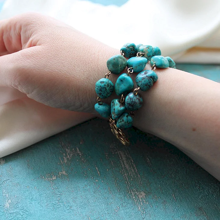 Браслет Pearl Blue Aventurine