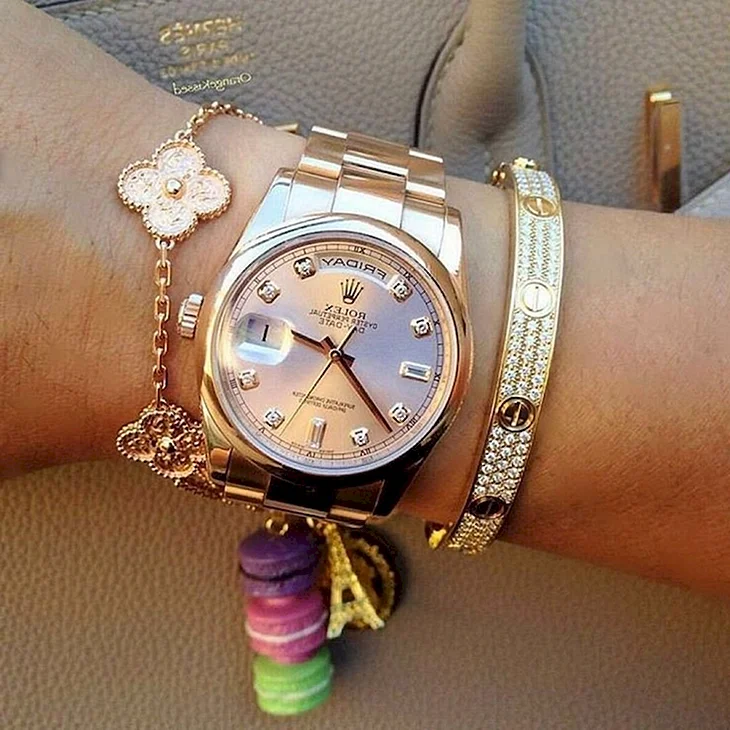 Браслеты Cartier с Rolex