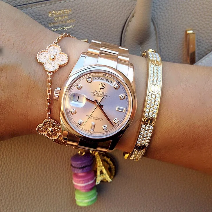 Браслеты Cartier с Rolex