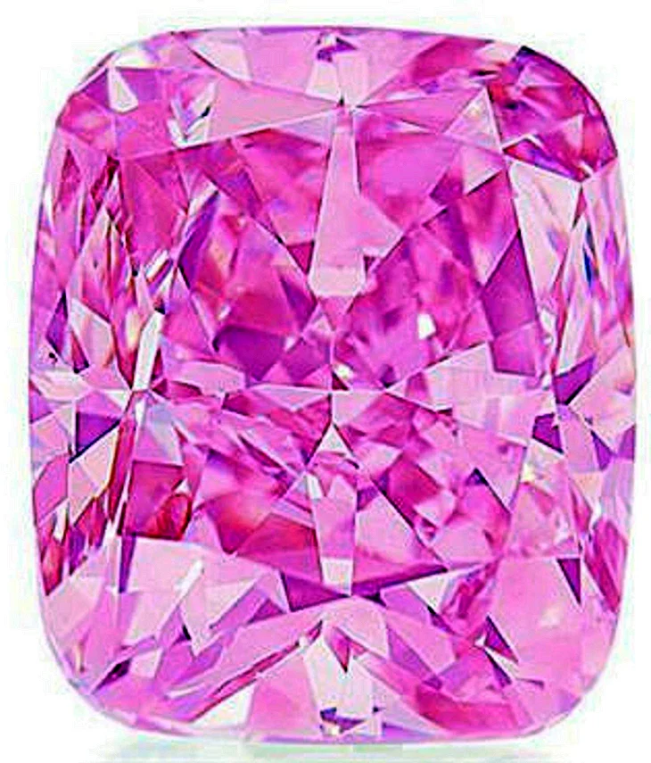 Бриллиант Fancy vivid Pink