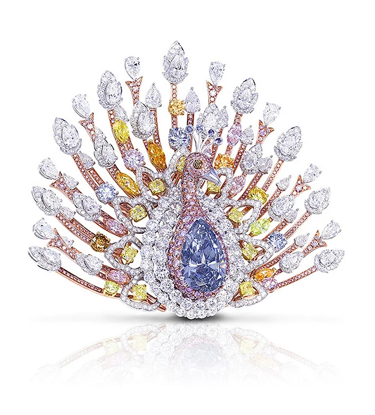 Брошь Peacock Graff Diamonds