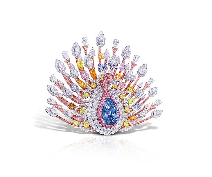 Брошь Peacock Graff Diamonds