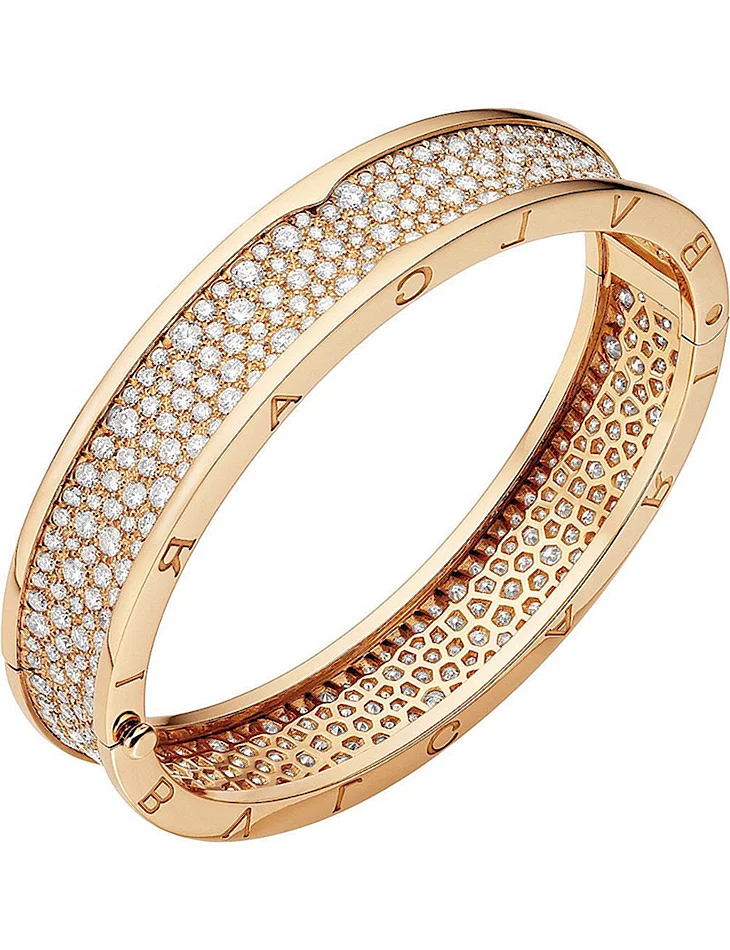 Bvlgari b-zero1 Diamonds Bangle Rose