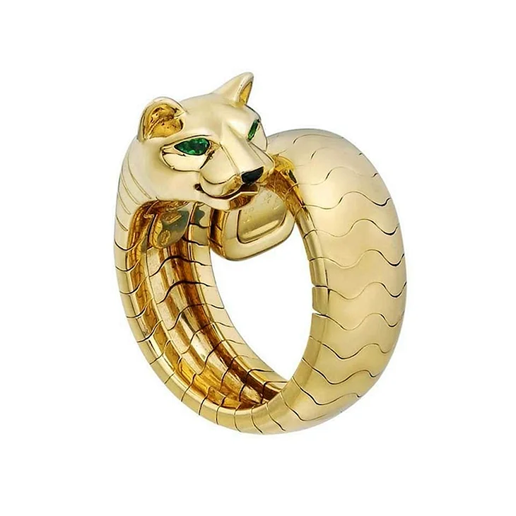 Cartier кольцо тигр