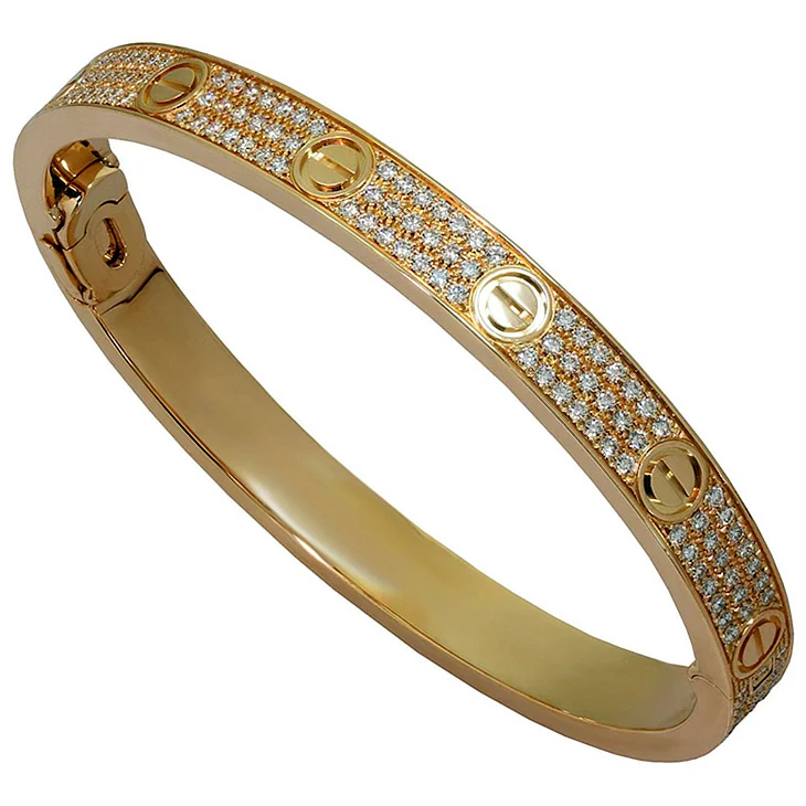 Cartier Love with Pave Diamonds браслет