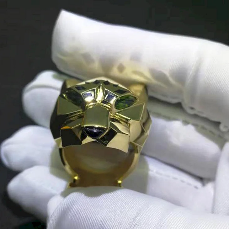 Cartier Onyx Flower Ring
