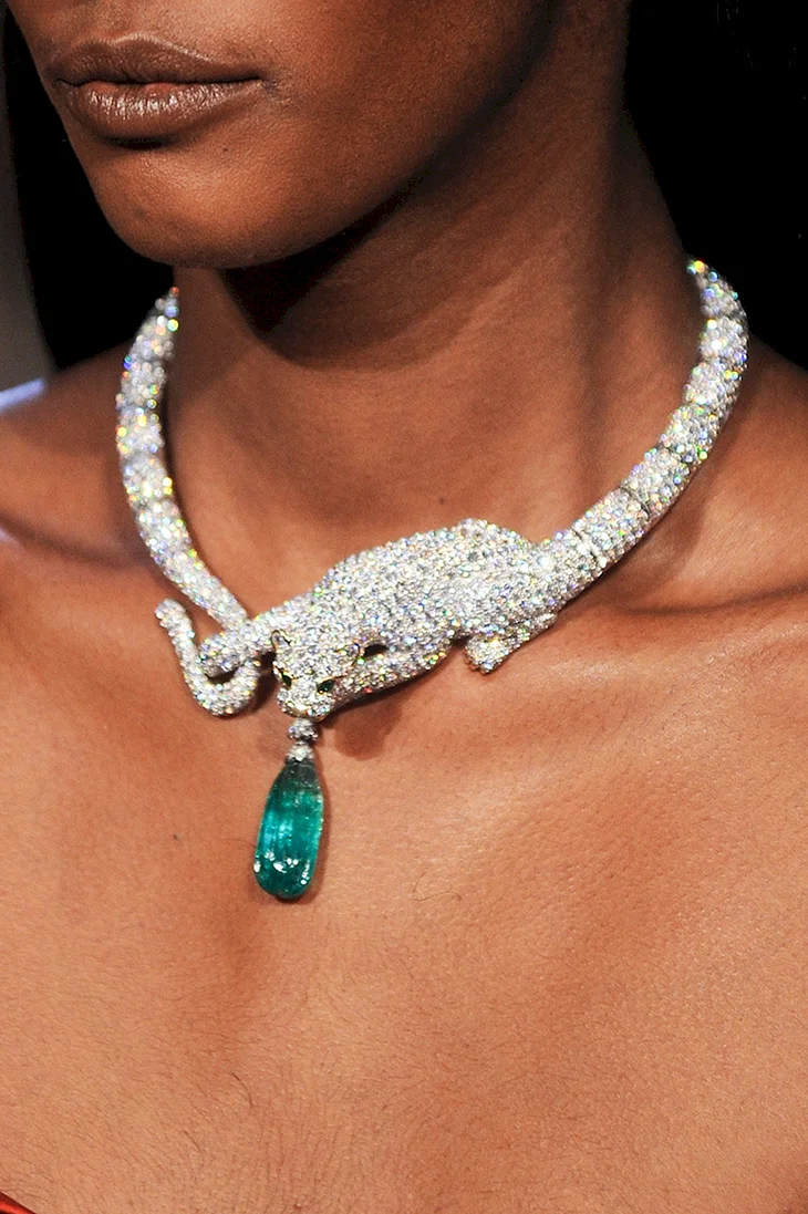 Cartier ожерелье пантера