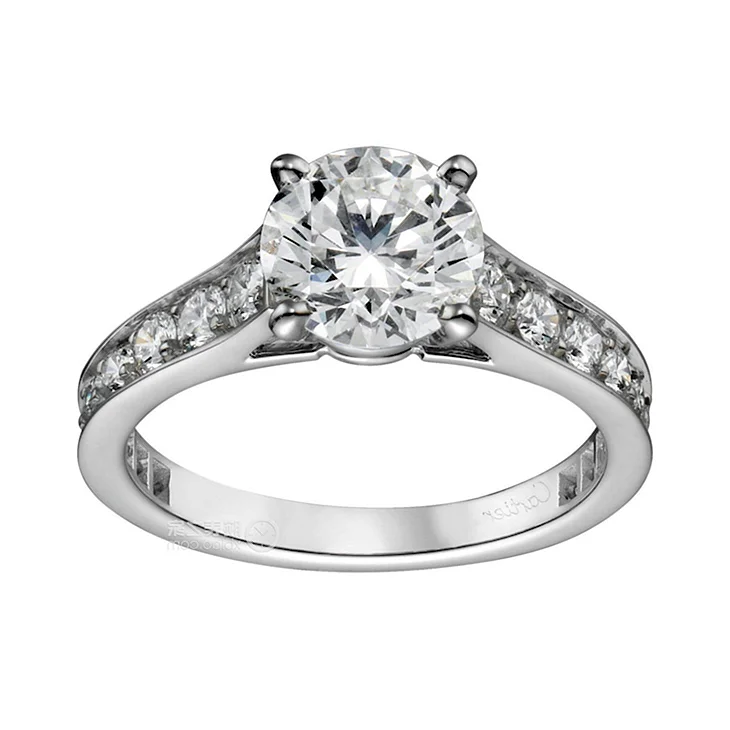 Cartier Solitaire 1895 платина, бриллиант
