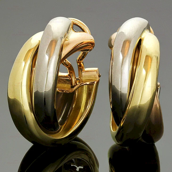 Cartier Trinity серьги
