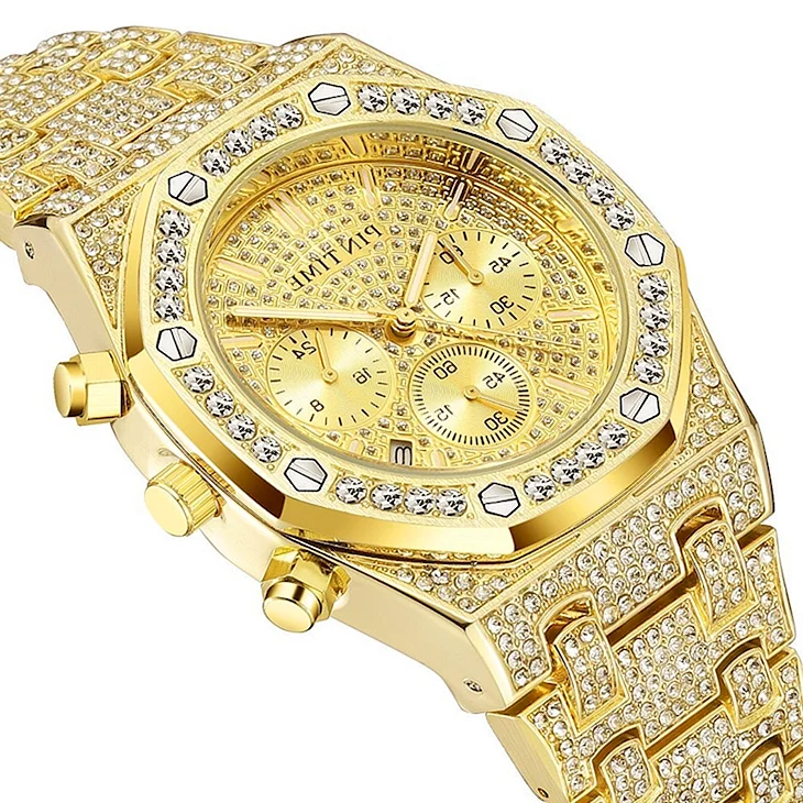 Часы Diamond AP золотые мужские