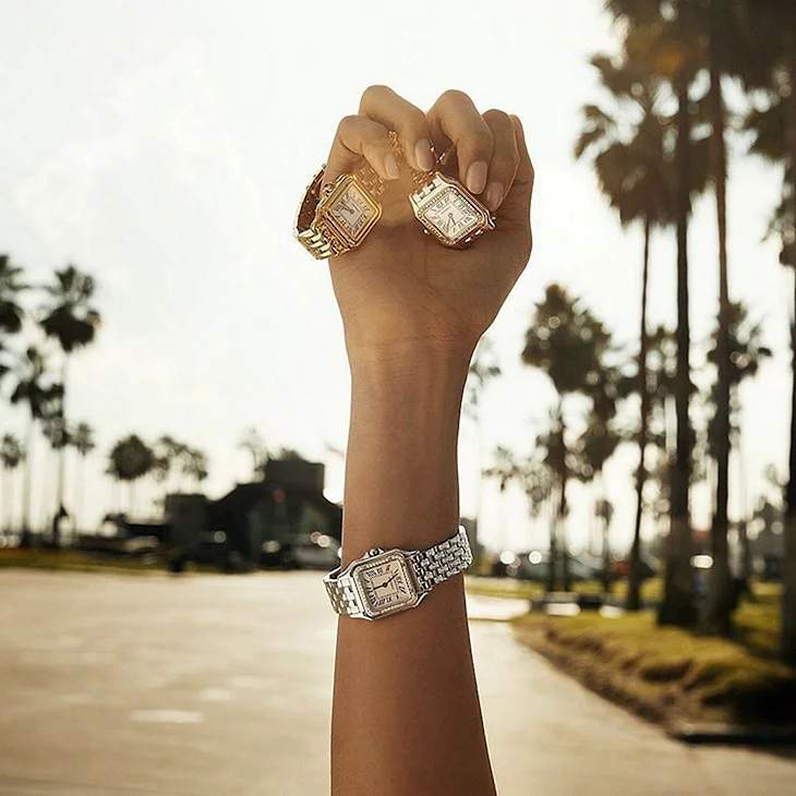 Часы женские Cartier реклама