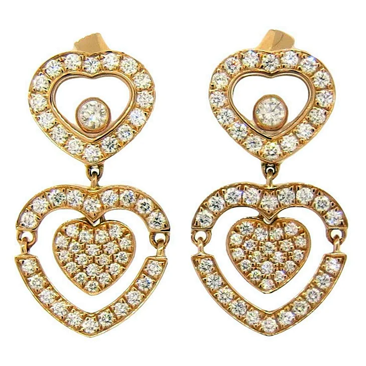 Chopard Happy Amore Hearts Earrings