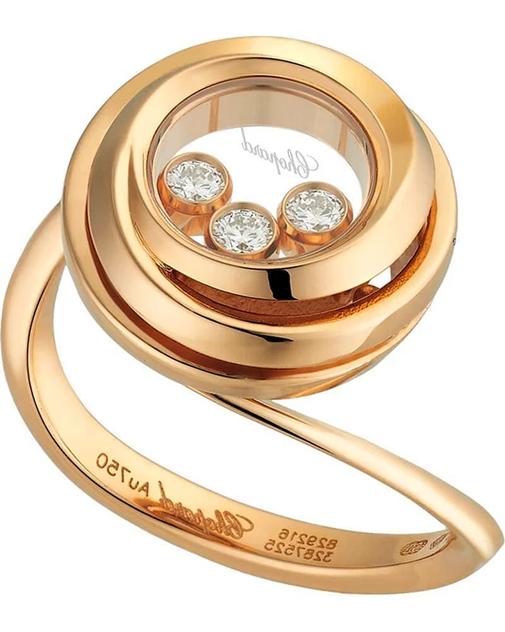Chopard Happy Diamonds кольцо