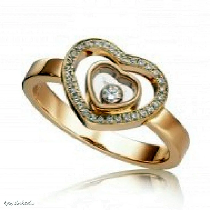 Chopard Happy Hearts кольцо