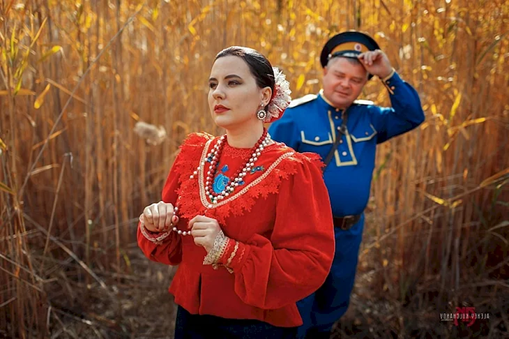 Донской казак и казачка одежда