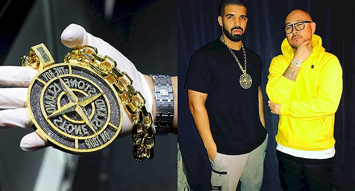 Drake цепь Stone Island