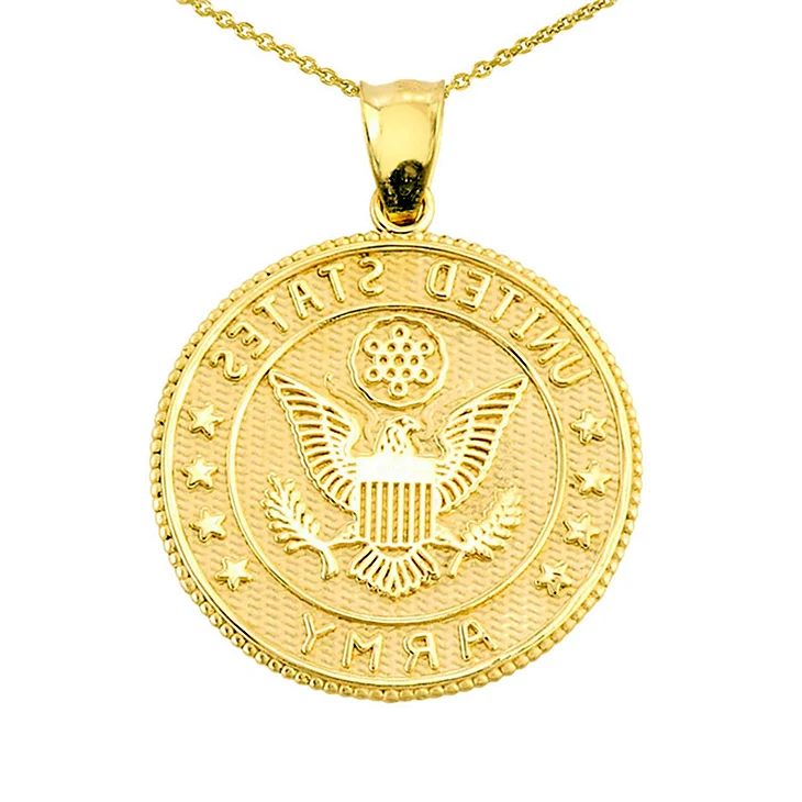 Gold Coin Pendant