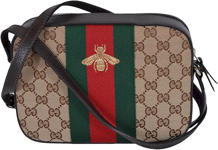 Gucci gg Canvas Leather Shoulder Cross body Bag