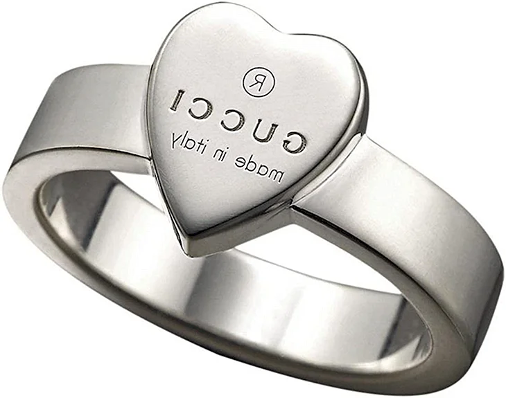 Gucci Ring Heart Silver