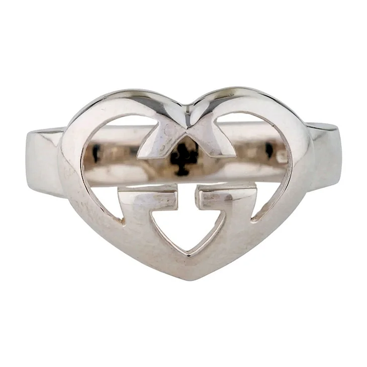 Gucci Ring Heart Silver