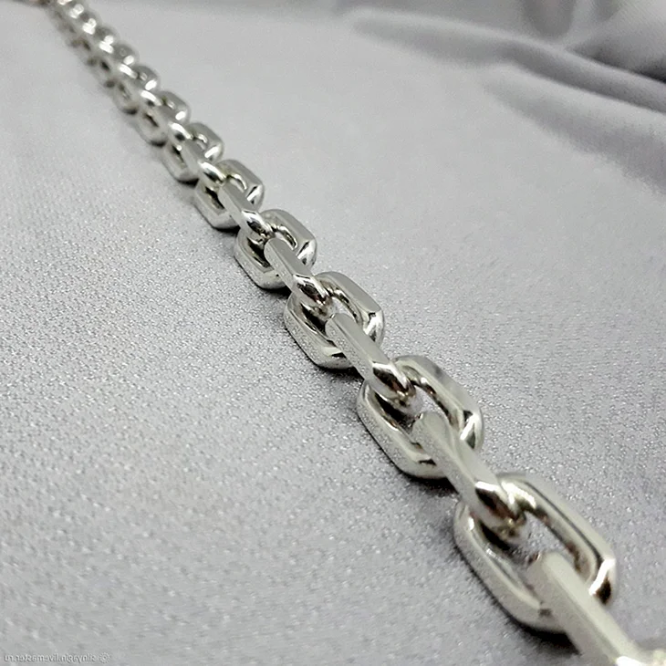 Якорная серебро цепочка 150 грамм