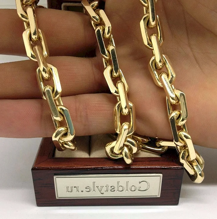 Якорная цепь золото мужская 30 грамм