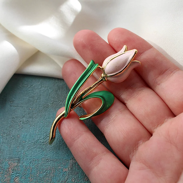 Isola Jewelry брошь тюльпан f 22
