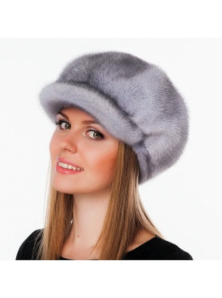Кепка из норки женская
