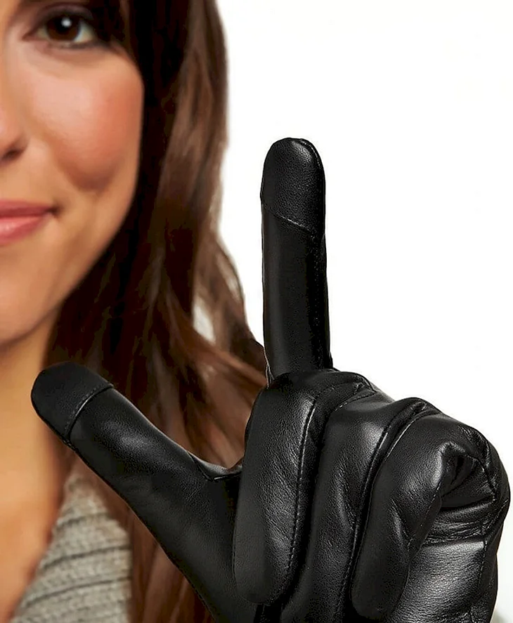 Кэтрин Росс in Leather Gloves