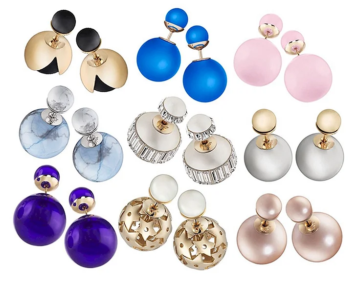 Клипсы Dior tribales