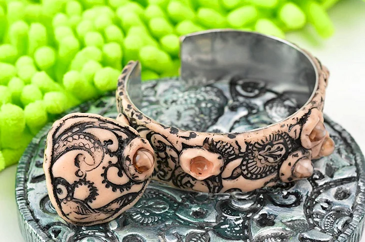 Кольца из глины