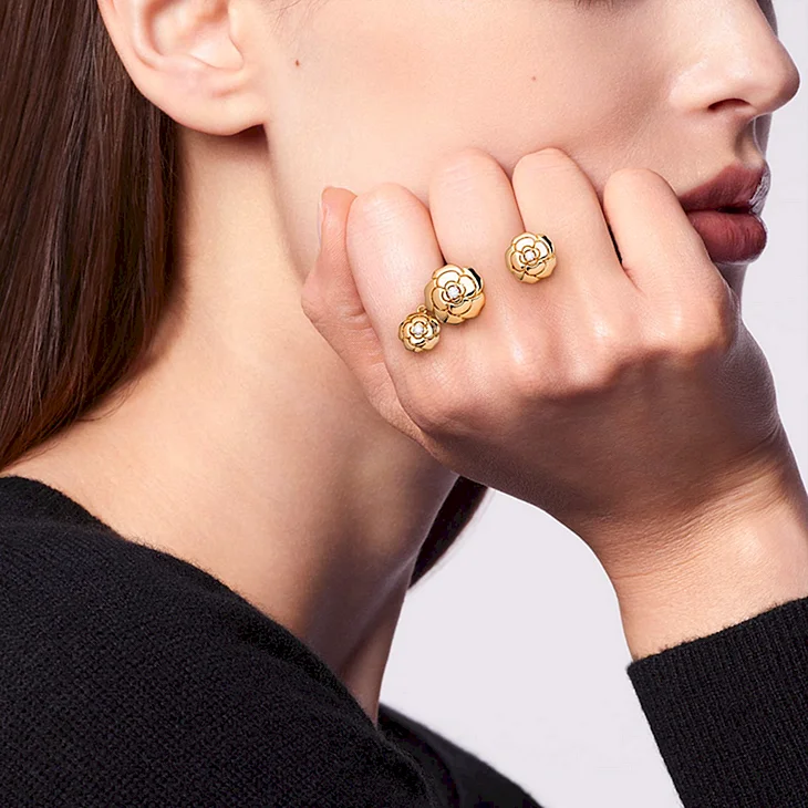 Кольцо bouton Chanel