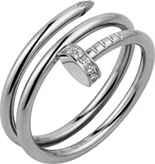 Кольцо Cartier гвоздь белое золото