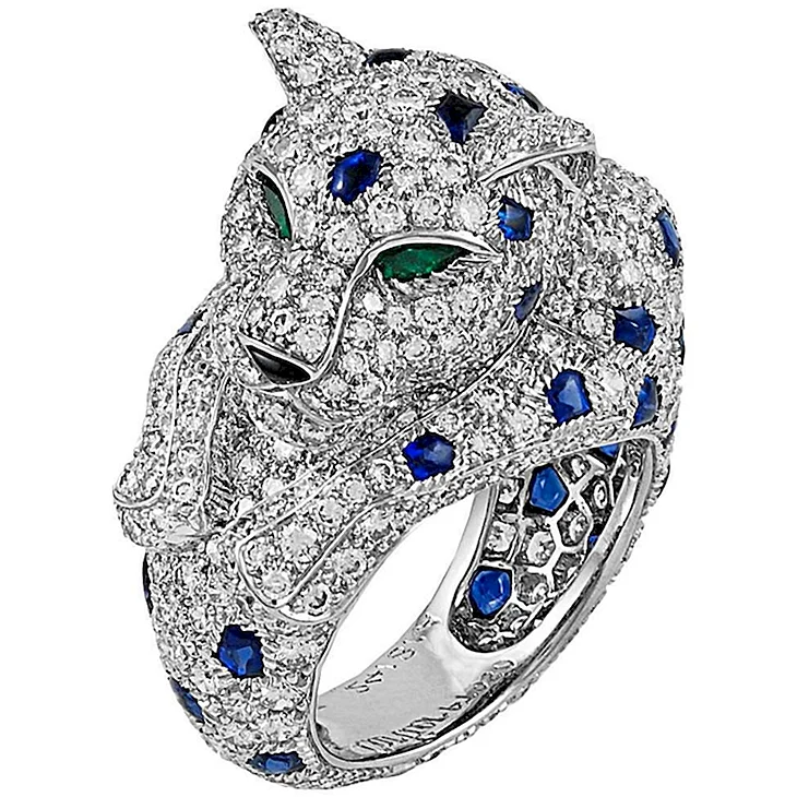 Кольцо Cartier Panthere Onyx Diamond