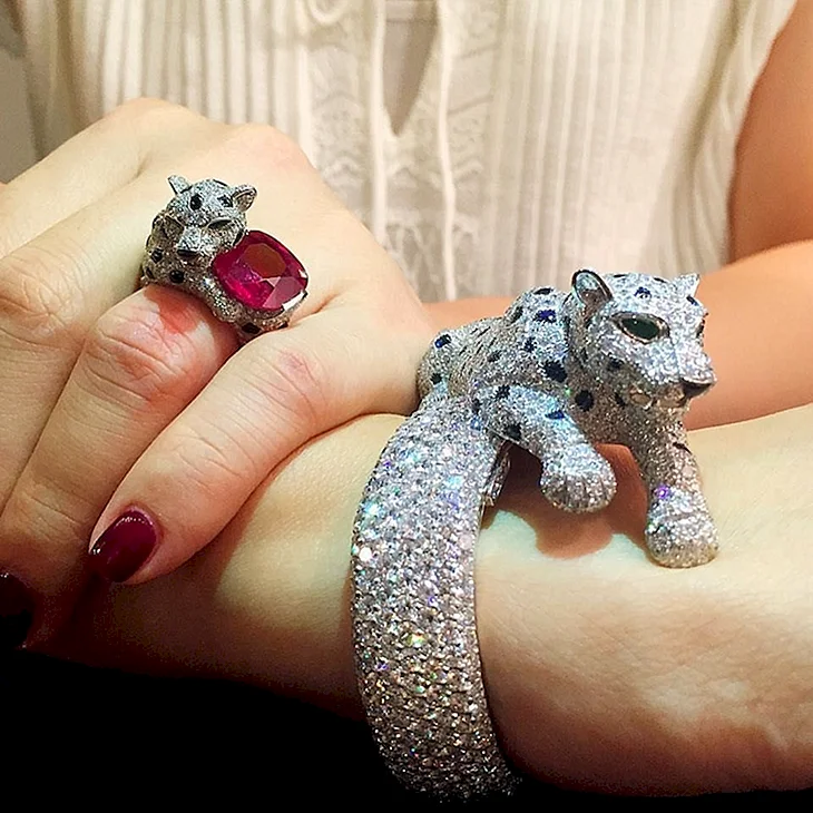 Кольцо Cartier Panthere Rubin