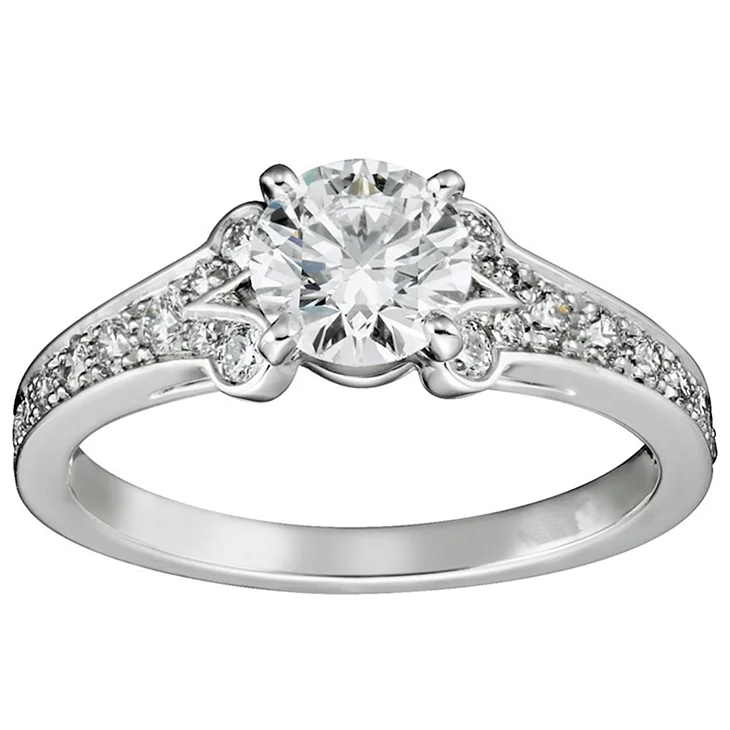 Кольцо Cartier с бриллиантом 0.55 карат