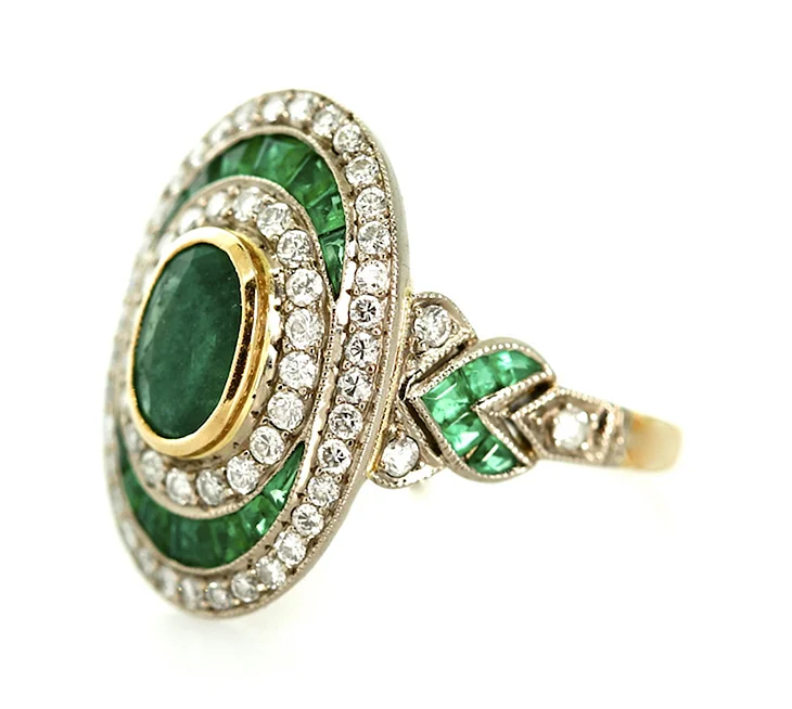 Кольцо gorgeous Vintage Emerald