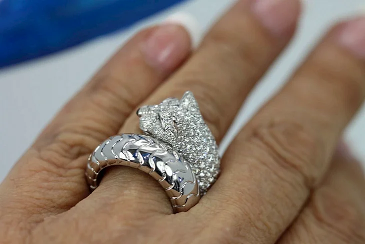 Кольцо Panthère de Cartier Восковка