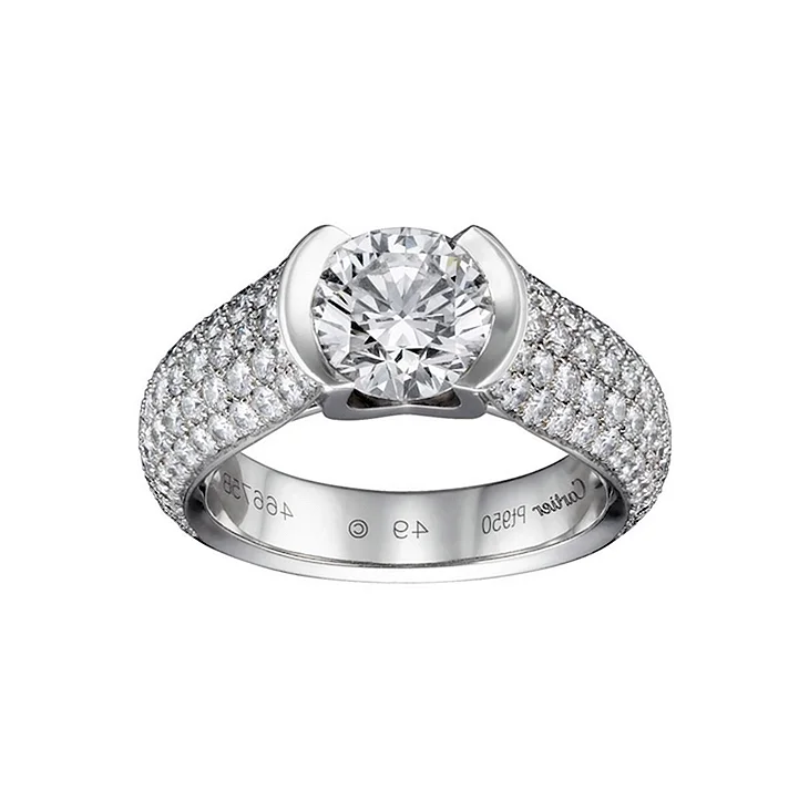 Кольцо с 1 бриллиантом Cartier