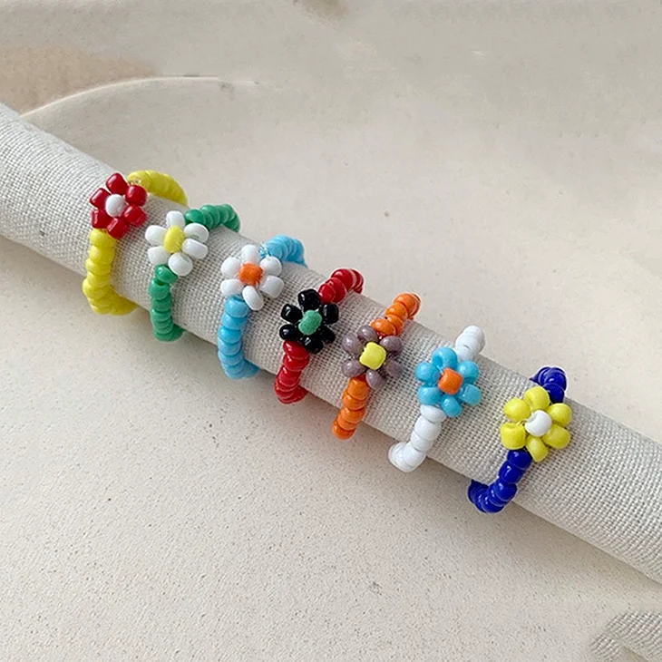 Корейские Колечки из бисера