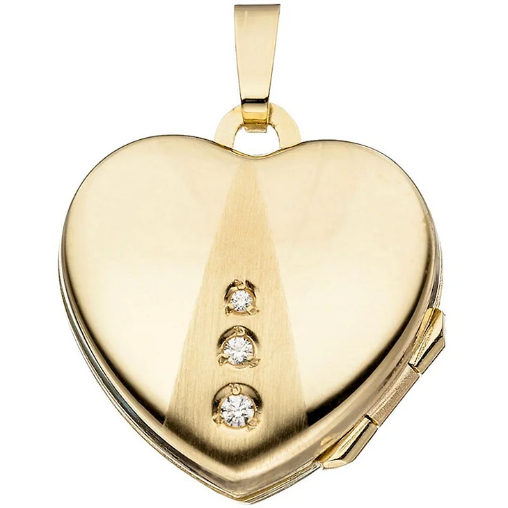 Кулон Locket сердечко золото