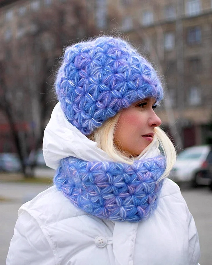 Мохеровая шапка ИРИНАША