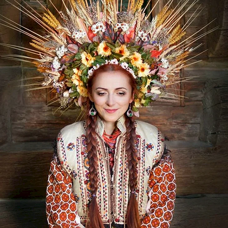 Мордовский кокошник