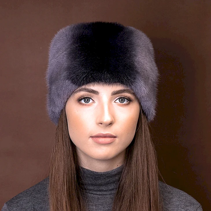 Норковая шапка 90е
