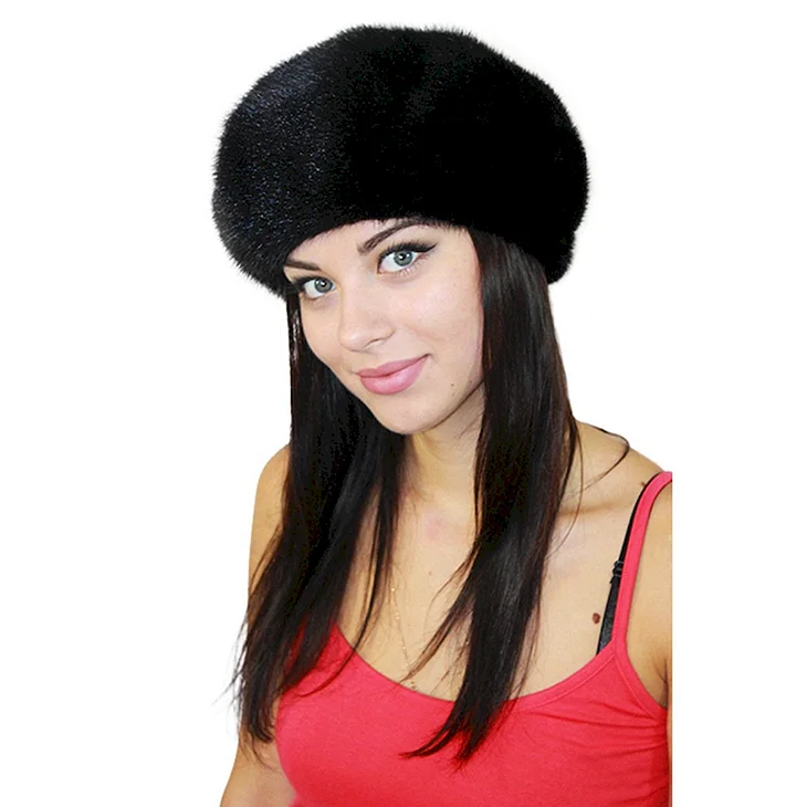 Норковый берет