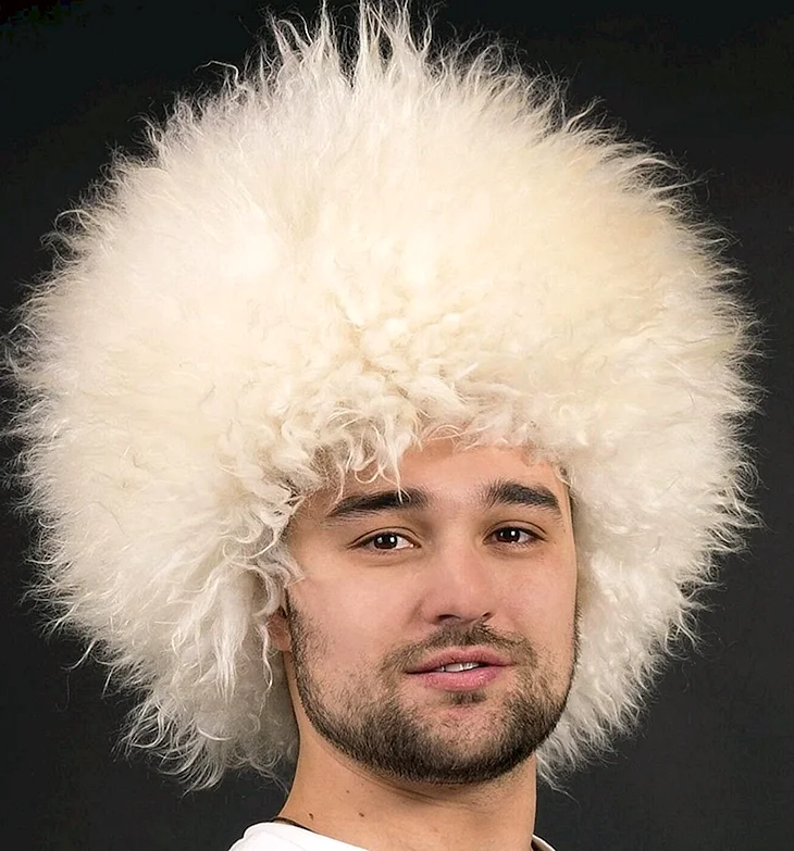 Папаха Кавказская белая