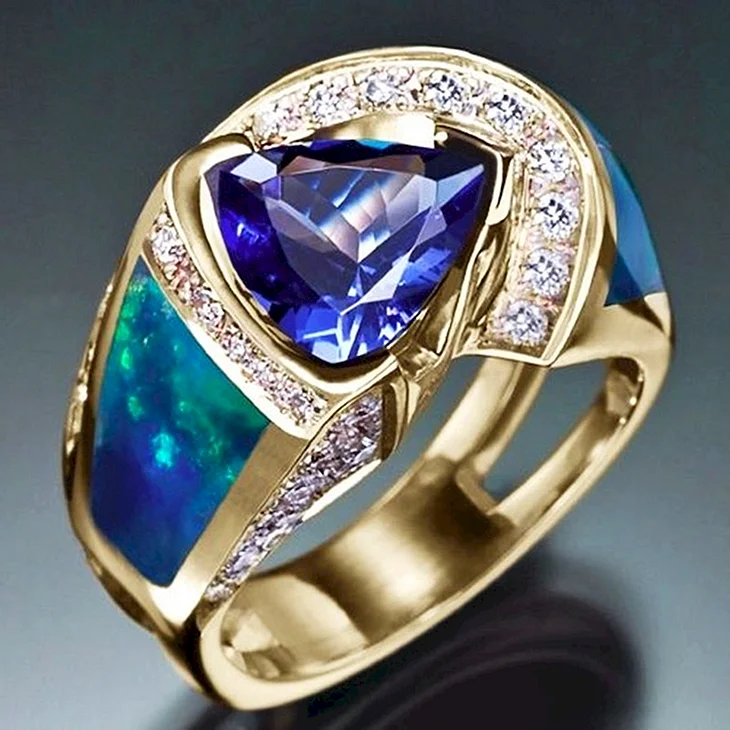 Перстень Sapphire Ring for men